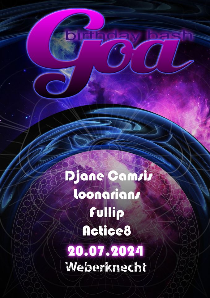 Goa am 20. July 2024 @ Weberknecht. Goa am 20. July 2024 @ Weberknecht.