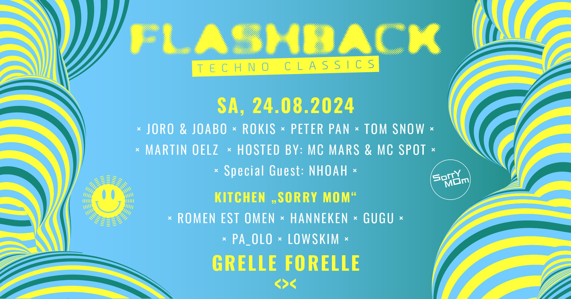 Flashback am 24. August 2024 @ Grelle Forelle. Flashback am 24. August 2024 @ Grelle Forelle.