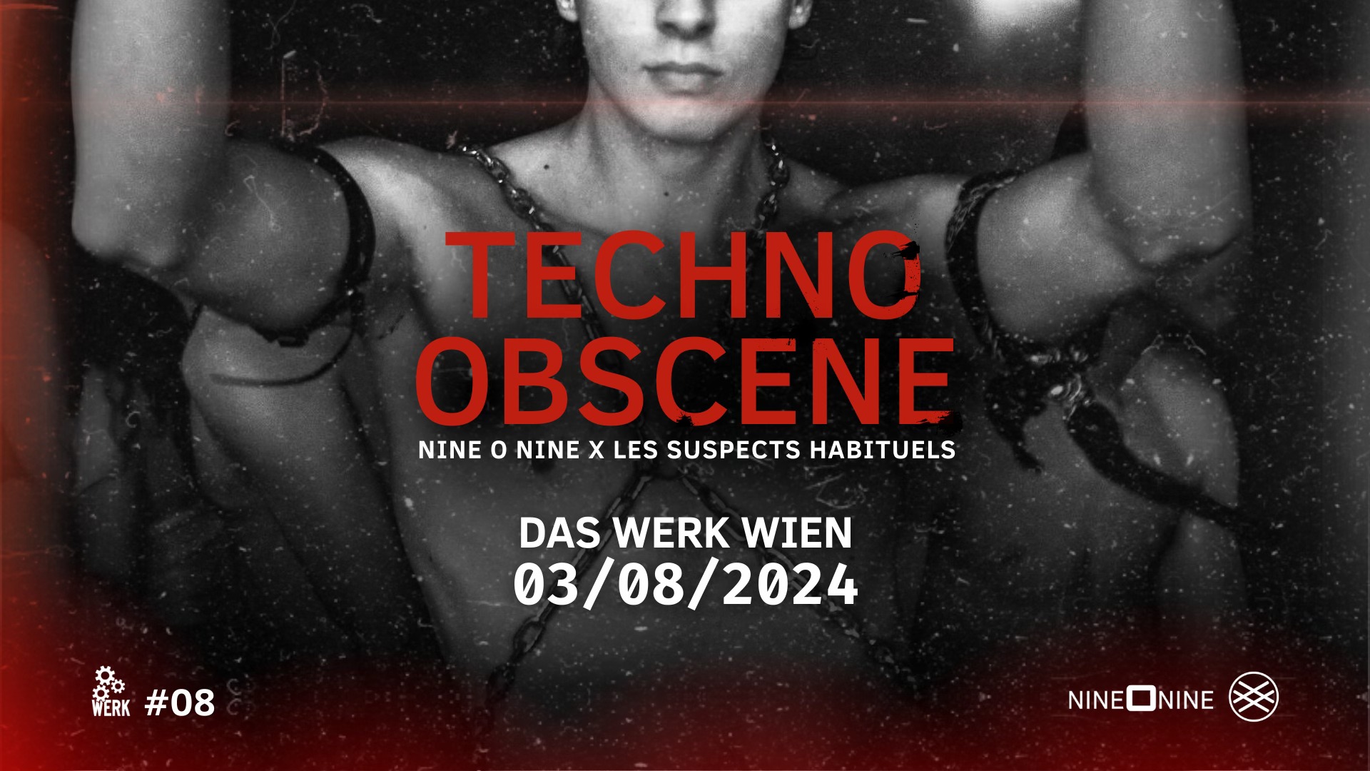 Techno Obscene am 3. August 2024 @ Das Werk. Techno Obscene am 3. August 2024 @ Das Werk.