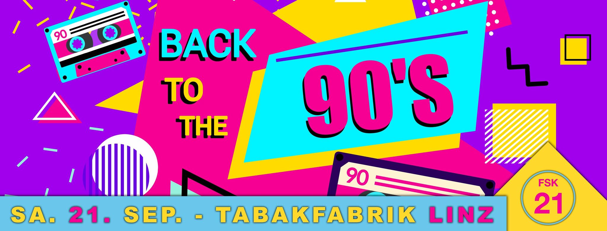 Back to the 90's am 21. September 2024 @ Tabakfabrik Linz. Back to the 90's am 21. September 2024 @ Tabakfabrik Linz.
