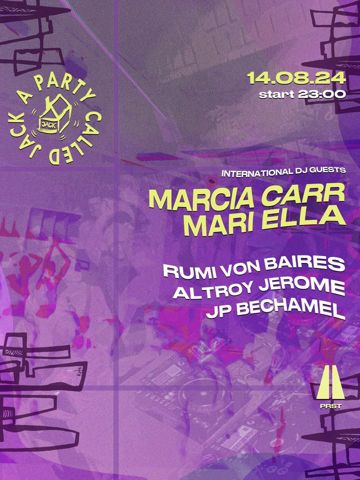 A party called JACK am 14. August 2024 @ Praterstrasse / PRST. A party called JACK am 14. August 2024 @ Praterstrasse / PRST.