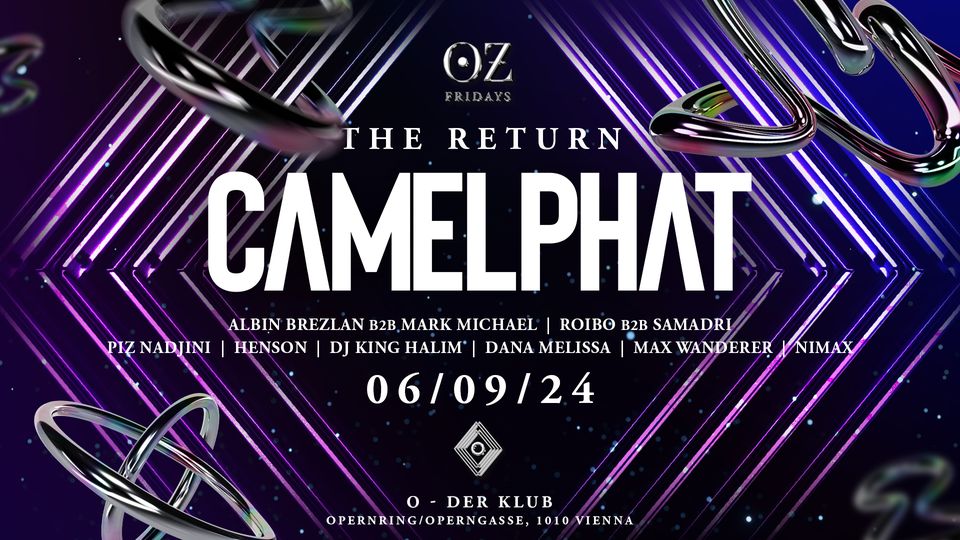 THE RETURN OF OZ am 7. September 2024 @ O - Der Klub. THE RETURN OF OZ am 7. September 2024 @ O - Der Klub.
