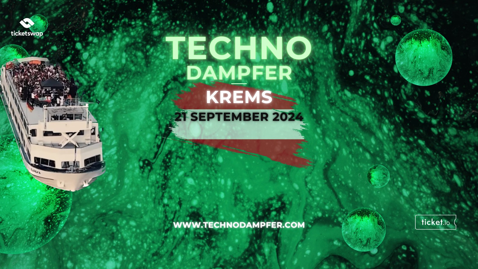 Techno Dampfer Krems am 21. September 2024 @ Stein an der Donau. Techno Dampfer Krems am 21. September 2024 @ Stein an der Donau.