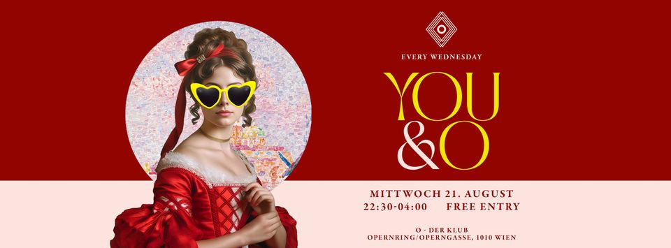 YOU & O am 21. August 2024 @ O - Der Klub. YOU & O am 21. August 2024 @ O - Der Klub.