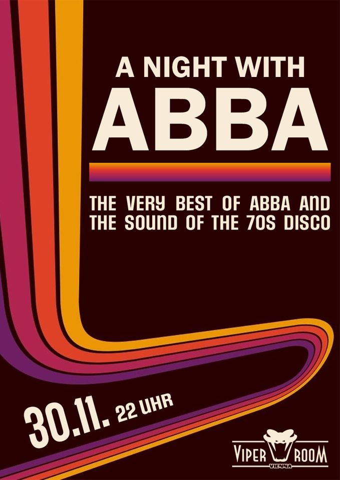 A Night With ABBA am 30. November 2024 @ Viper Room. A Night With ABBA am 30. November 2024 @ Viper Room.