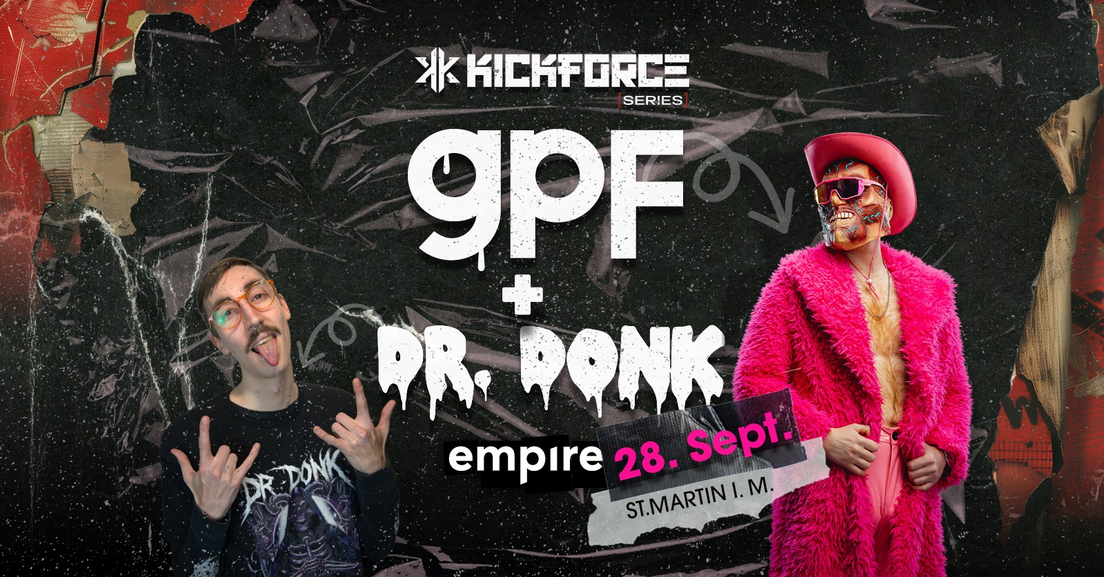 DR. DONK & GPF am 28. September 2024 @ Empire St. Martin. DR. DONK & GPF am 28. September 2024 @ Empire St. Martin.