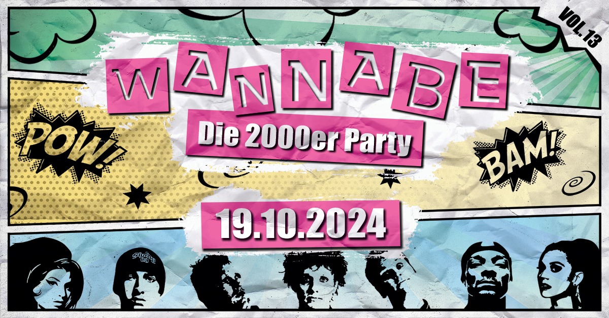 Wannabe | 2000er & 2010er Vol. 13 am 19. October 2024 @ Eventstage Krems. Wannabe | 2000er & 2010er Vol. 13 am 19. October 2024 @ Eventstage Krems.