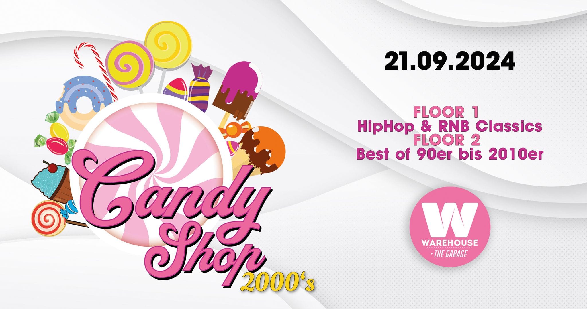 Candy Shop Vol.2 am 21. September 2024 @ Warehouse STP. Candy Shop Vol.2 am 21. September 2024 @ Warehouse STP.