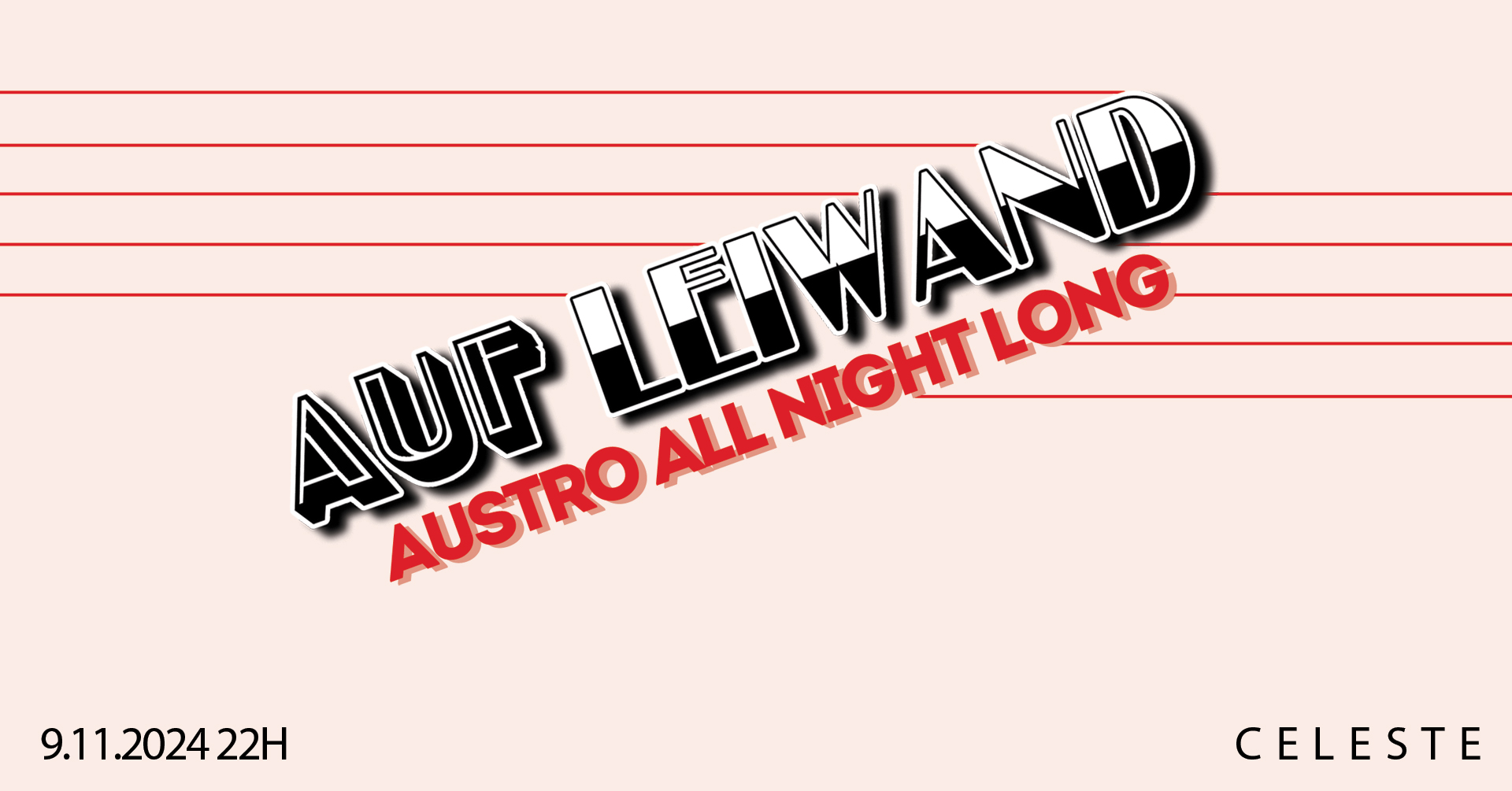 Auf Leiwand am 9. November 2024 @ Celeste. Auf Leiwand am 9. November 2024 @ Celeste.
