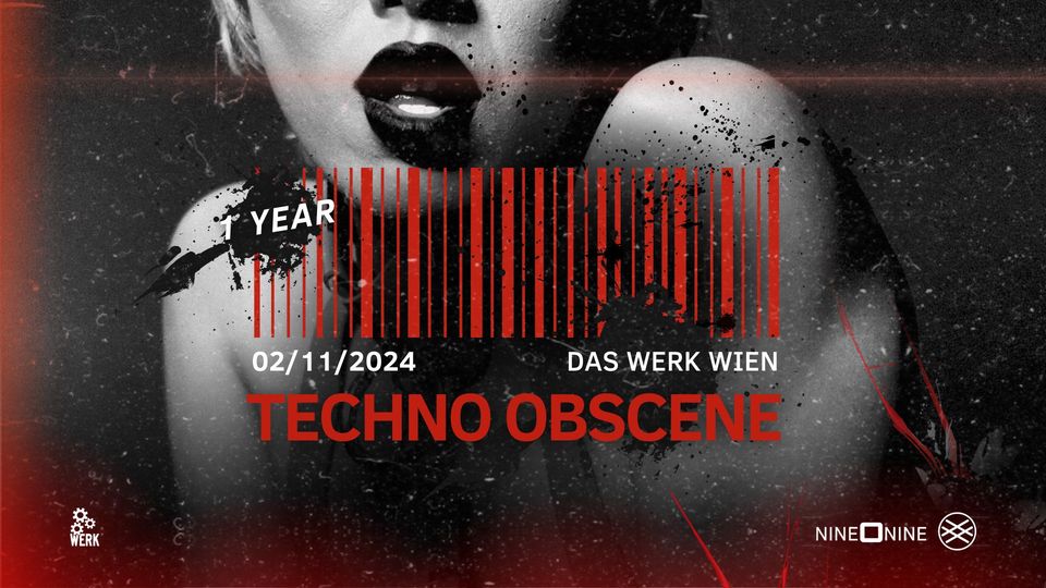 1 Year Techno Obscene am 2. November 2024 @ Das Werk. 1 Year Techno Obscene am 2. November 2024 @ Das Werk.