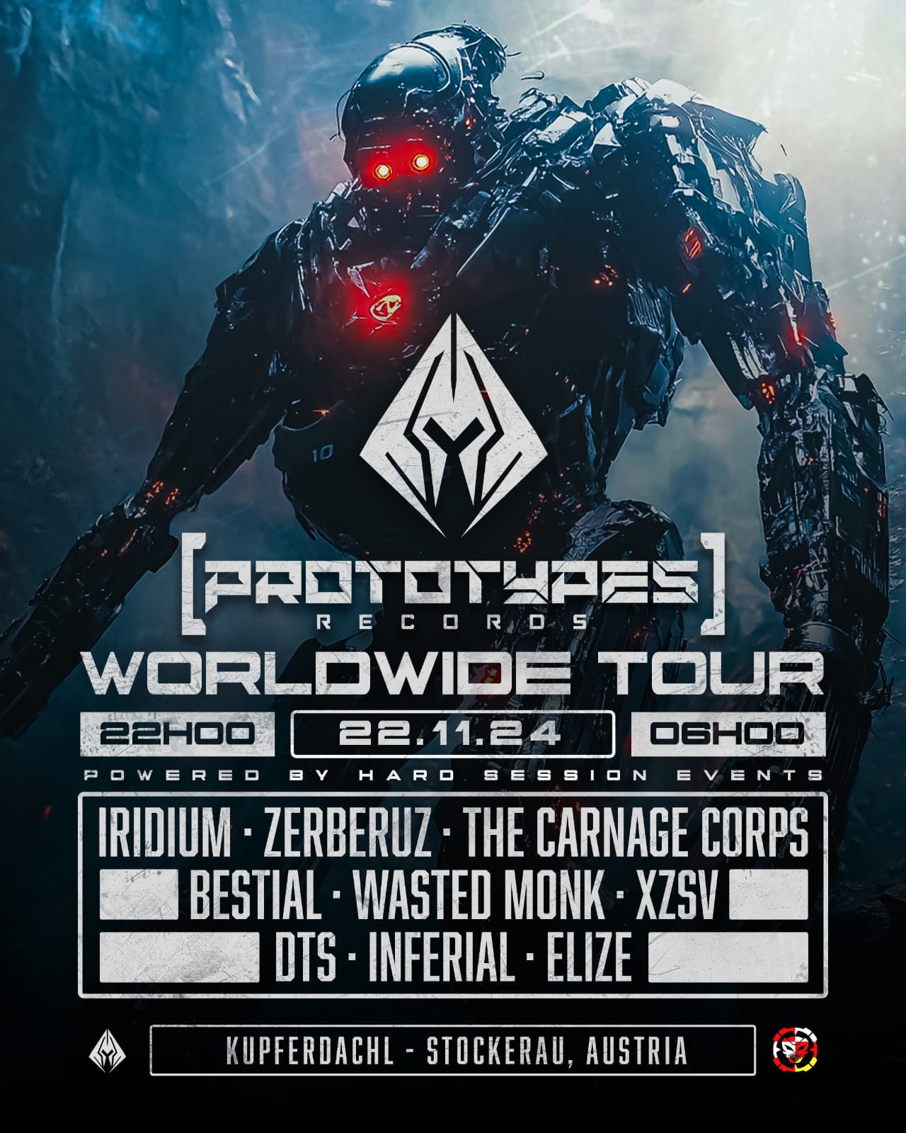 Prototypes Records Worldwide Tour in Austria am 22. November 2024 @ Kupferdachl. Prototypes Records Worldwide Tour in Austria am 22. November 2024 @ Kupferdachl.