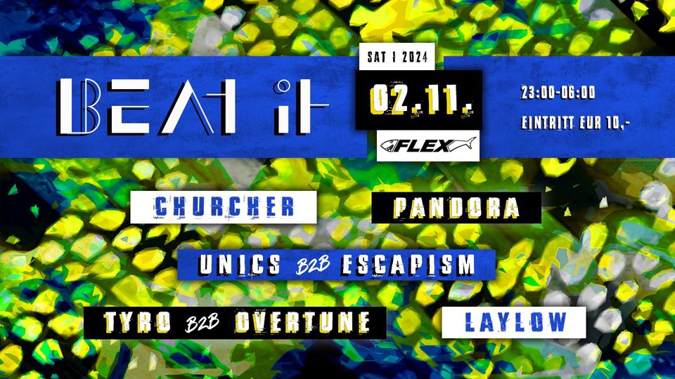 Beat It am 2. November 2024 @ Flex. Beat It am 2. November 2024 @ Flex.