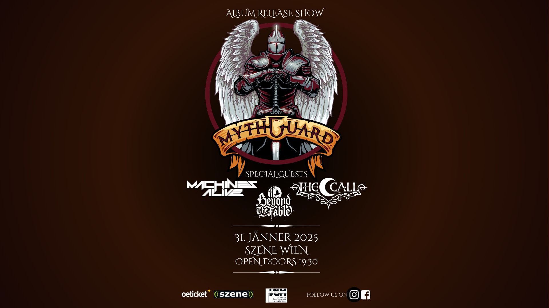 Mythguard am 31. January 2025 @ Szene Wien. Mythguard am 31. January 2025 @ Szene Wien.