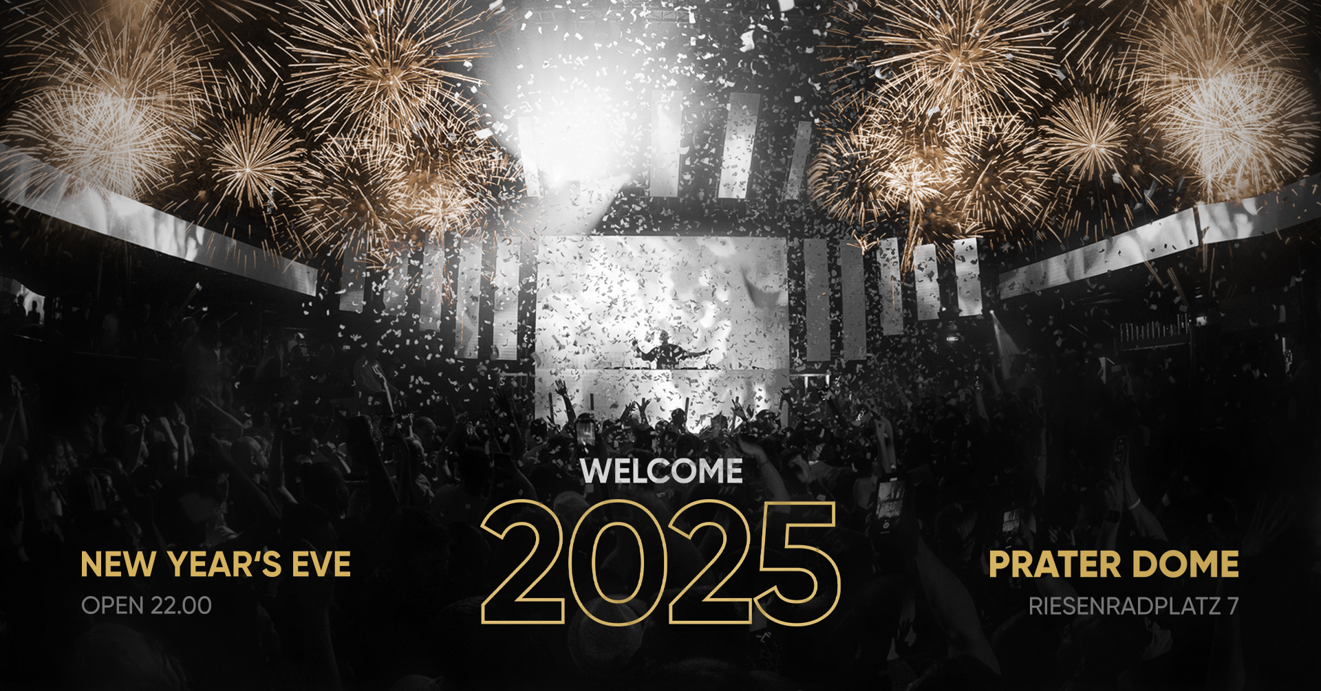 New Year's Eve am 31. December 2024 @ Prater Dome. New Year's Eve am 31. December 2024 @ Prater Dome.