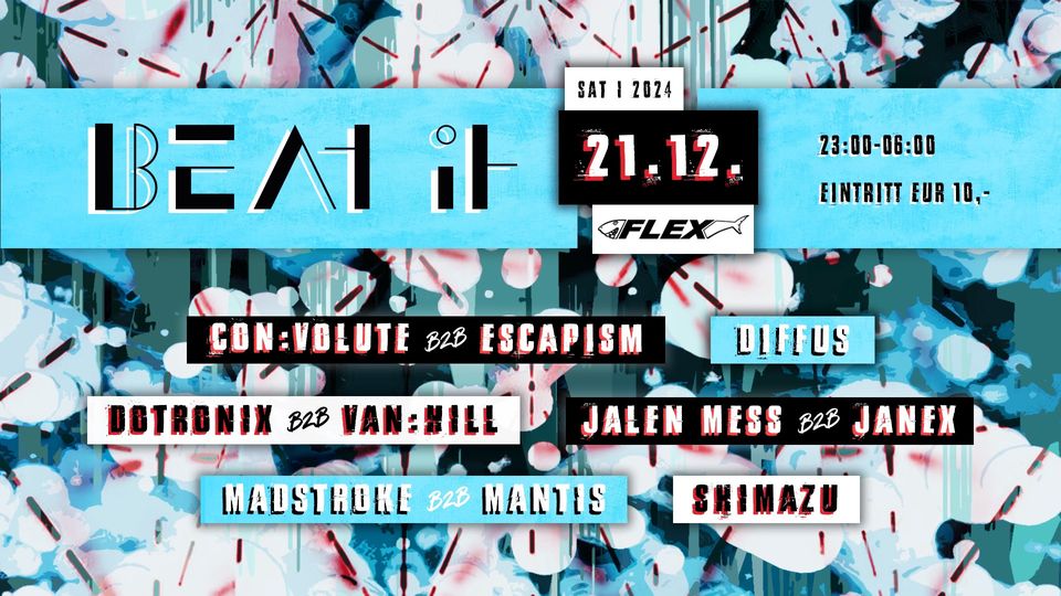 Beat It am 21. December 2024 @ Flex. Beat It am 21. December 2024 @ Flex.