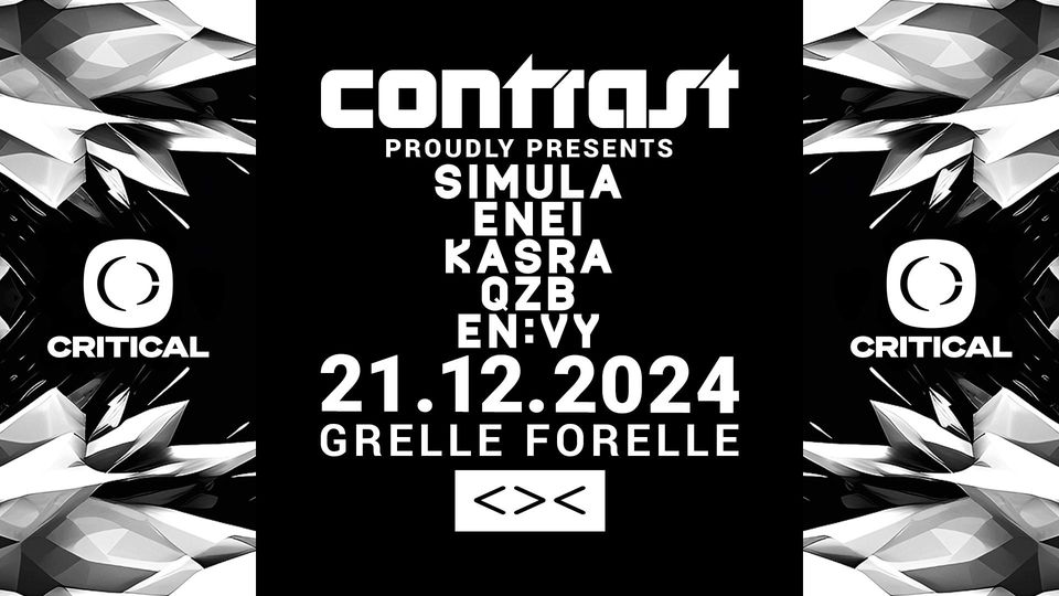 Contrast am 21. December 2024 @ Grelle Forelle. Contrast am 21. December 2024 @ Grelle Forelle.