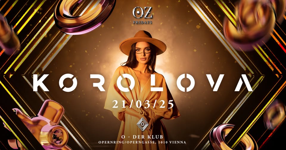 OZ am 21. March 2025 @ O - Der Klub. OZ am 21. March 2025 @ O - Der Klub.