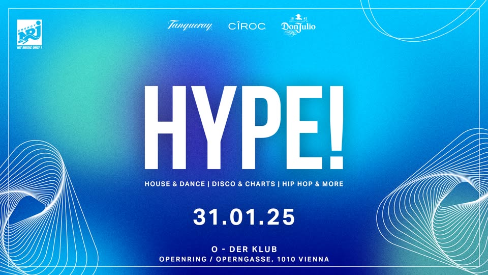 Hype! am 31. January 2025 @ O - Der Klub. Hype! am 31. January 2025 @ O - Der Klub.