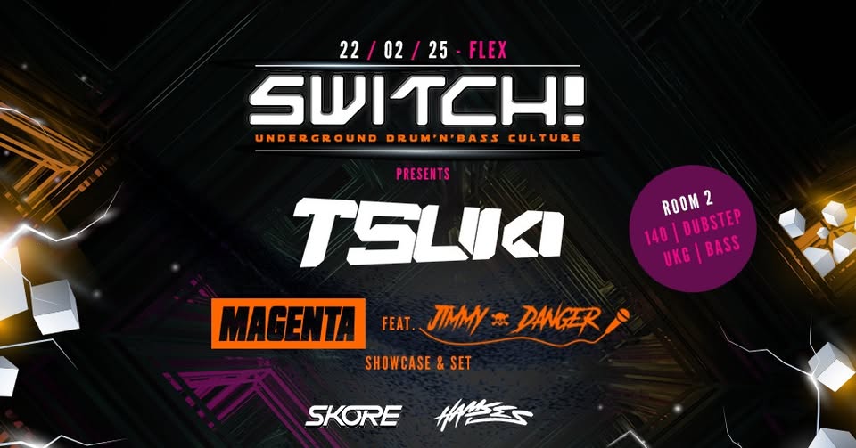 Switch! am 22. February 2025 @ Flex. Switch! am 22. February 2025 @ Flex.