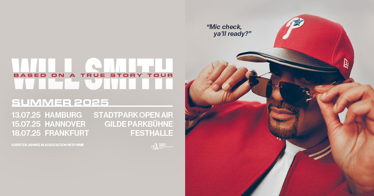 Will Smith am 13. July 2025 @ Stadtpark Open Air. Will Smith am 13. July 2025 @ Stadtpark Open Air.