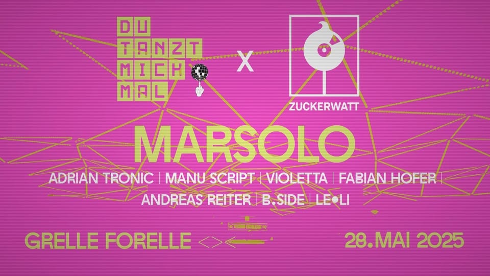 Zuckerwatt x Du Tanzt Mich Mal am 28. May 2025 @ Grelle Forelle. Zuckerwatt x Du Tanzt Mich Mal am 28. May 2025 @ Grelle Forelle.