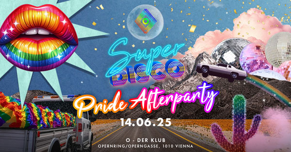 Super Disco am 14. June 2025 @ O - Der Klub. Super Disco am 14. June 2025 @ O - Der Klub.
