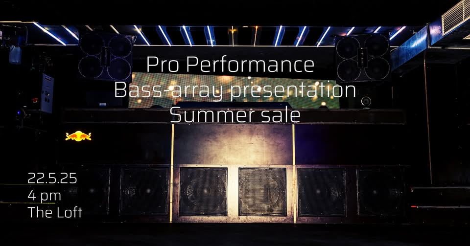 Pro Performance Sound am 22. May 2025 @ The Loft. Pro Performance Sound am 22. May 2025 @ The Loft.