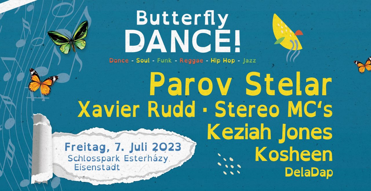 Butterfly Dance! 2023 am 7. July 2023 @ Schlosspark Esterházy.