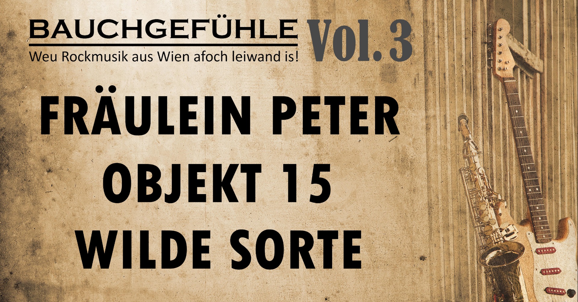Bauchgefühle Vol. 3 am 5. December 2025 @ Szene Wien. Bauchgefühle Vol. 3 am 5. December 2025 @ Szene Wien.
