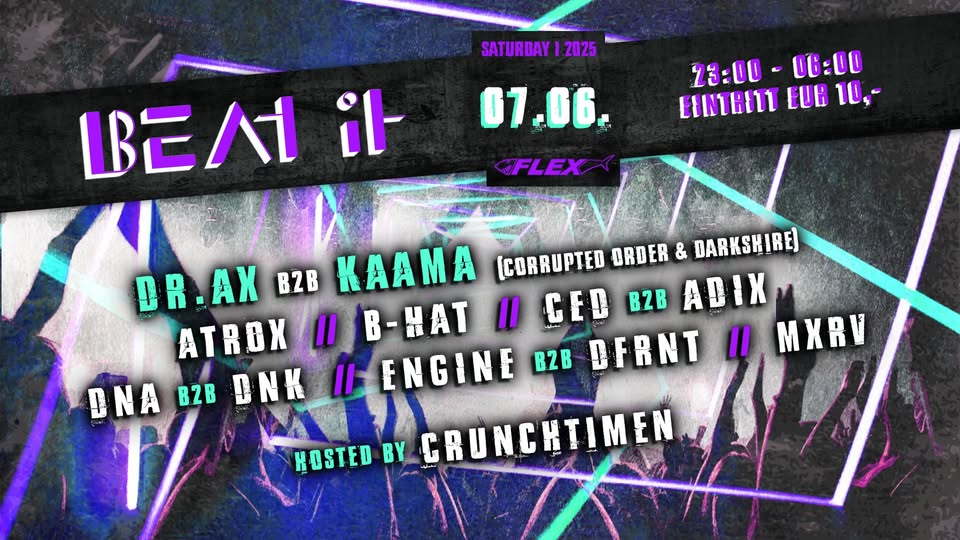Beat It am 7. June 2025 @ Flex. Beat It am 7. June 2025 @ Flex.
