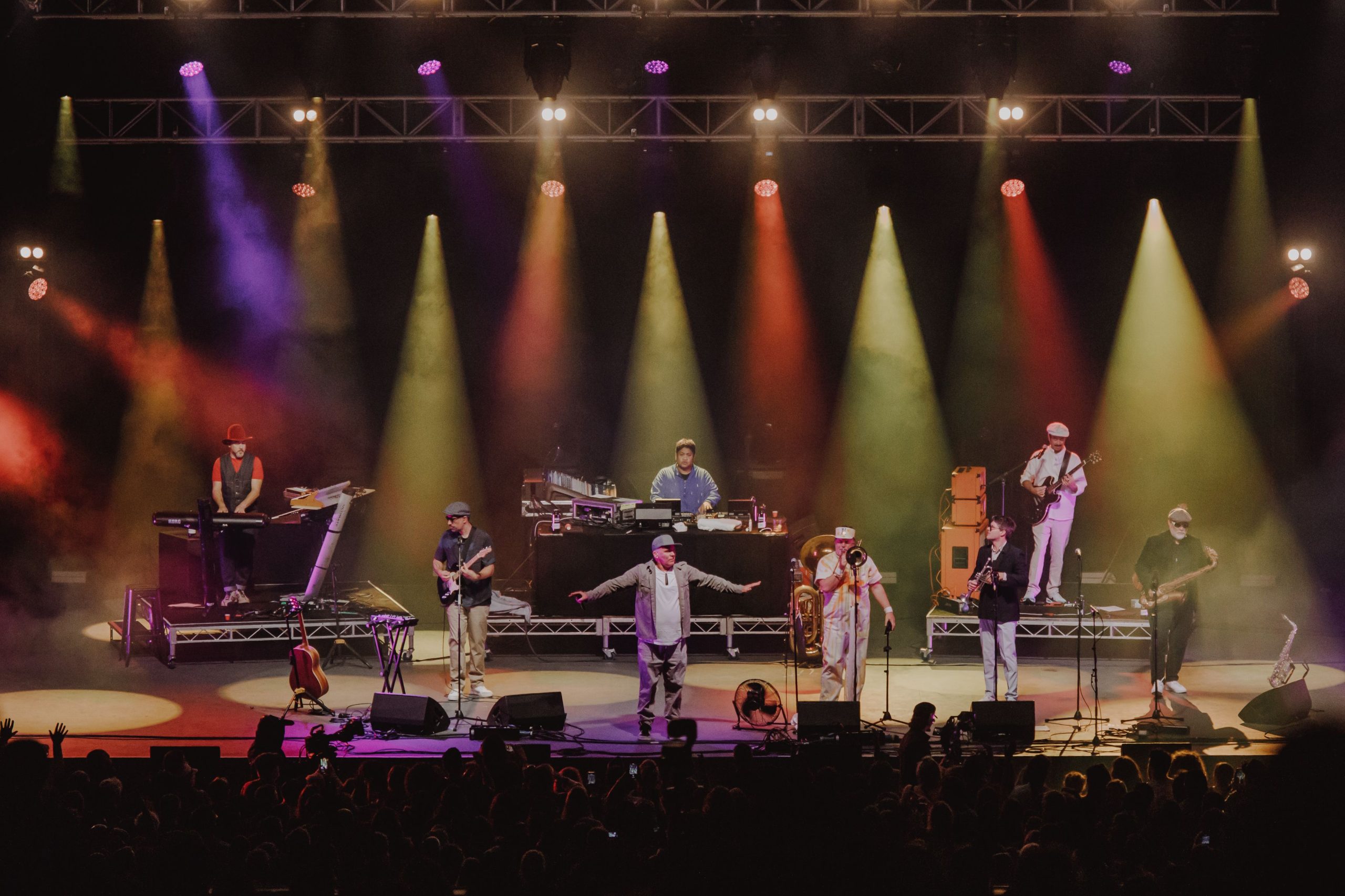 Fat Freddy's Drop am 3. August 2023 @ Posthof Linz. Fat Freddy's Drop am 3. August 2023 @ Posthof Linz.