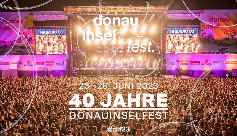 40. Donauinselfest 2023 am 23. June 2023 @ Donauinsel Wien.