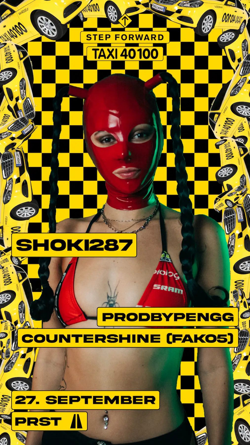 Step Forward x Taxi 40100 pres. SHOKI287 am 27. September 2024 @ Praterstrasse / PRST. Step Forward x Taxi 40100 pres. SHOKI287 am 27. September 2024 @ Praterstrasse / PRST.