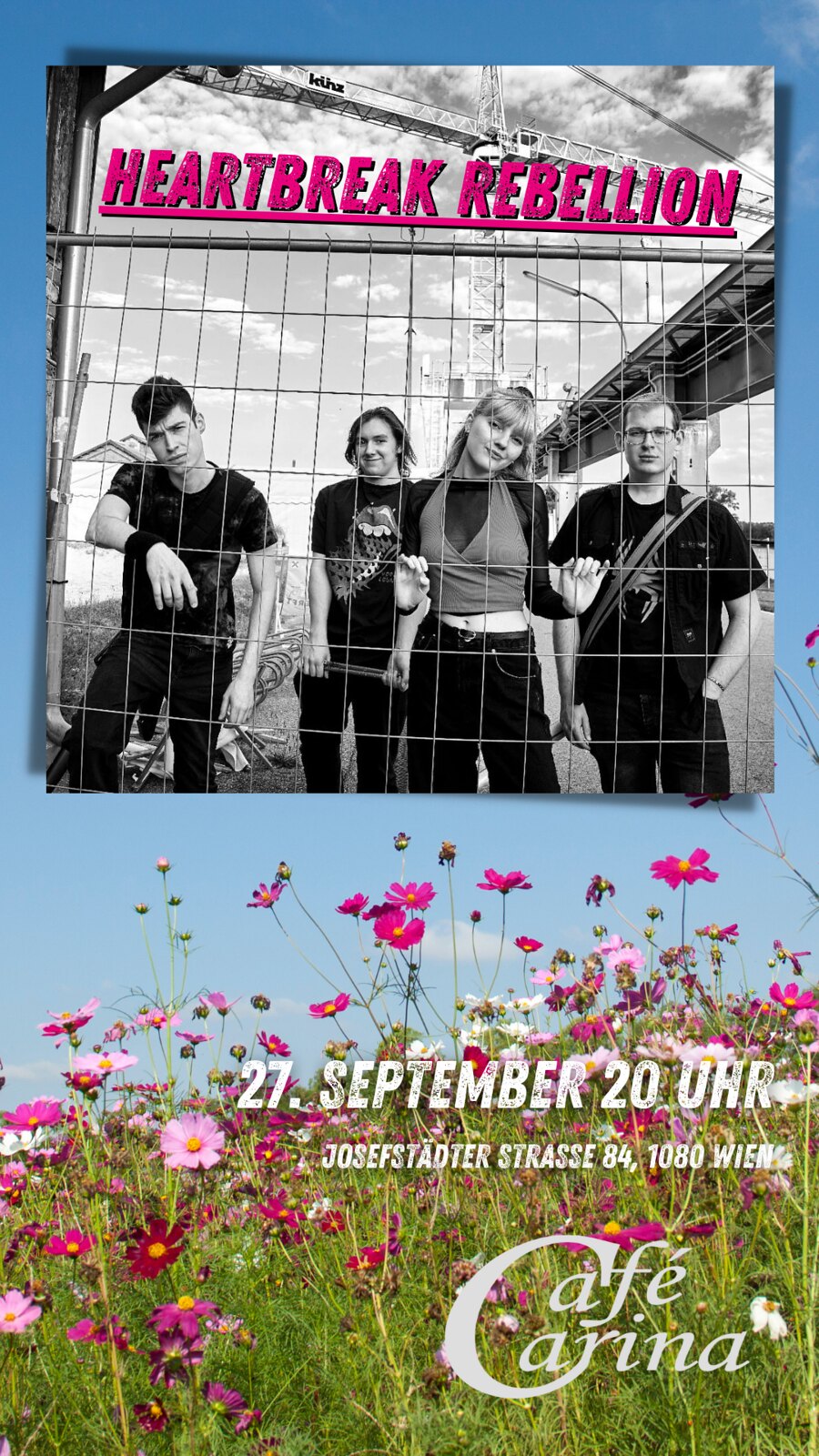 Heartbreak Rebellion am 27. September 2023 @ Café Carina.