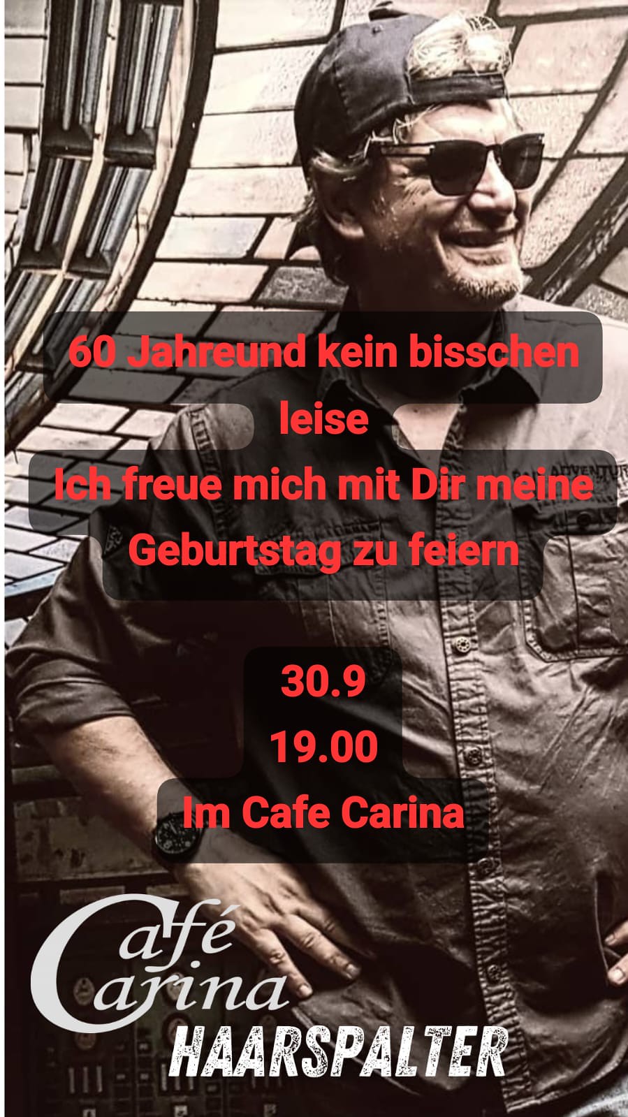 Gerhard feiert am 30. September 2023 @ Café Carina.