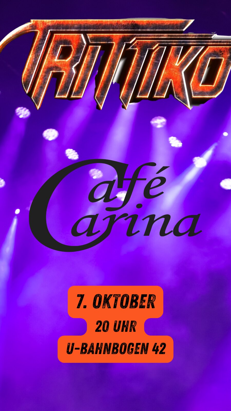 Trittiko & tba am 7. October 2023 @ Café Carina.