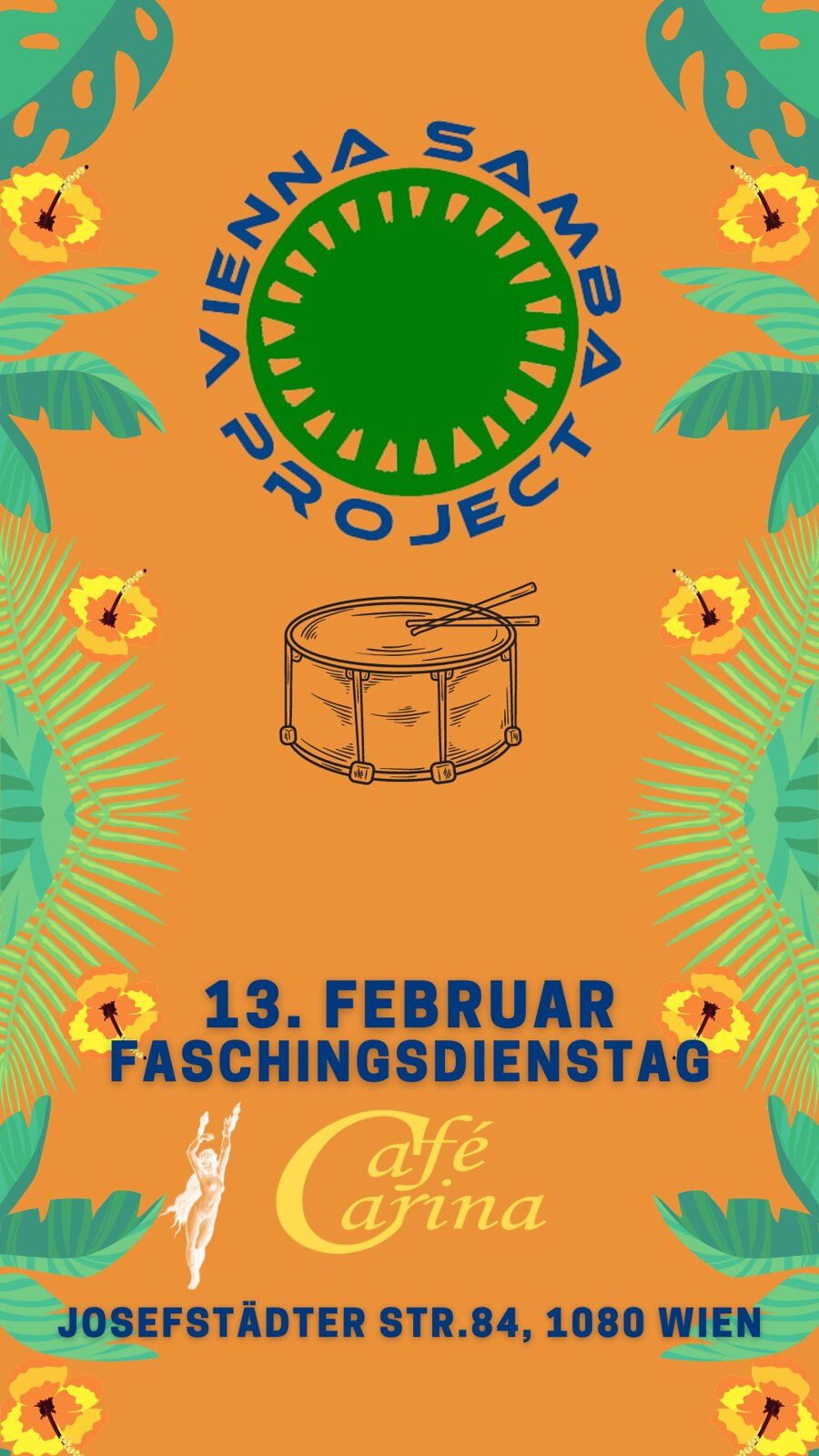 Faschingsdienstag am 13. February 2024 @ Café Carina.
