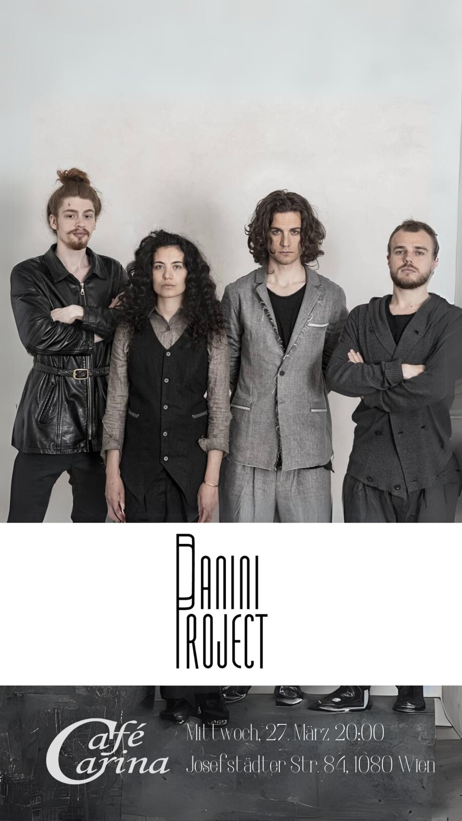 PANINI PROJECT am 27. March 2024 @ Café Carina. PANINI PROJECT am 27. March 2024 @ Café Carina.