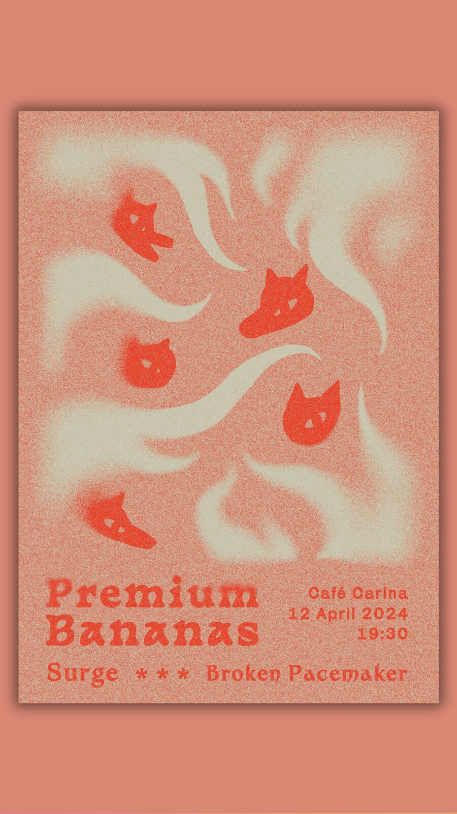 Premium Bananas | Surge | Broken Pacemaker am 12. April 2024 @ Café Carina.
