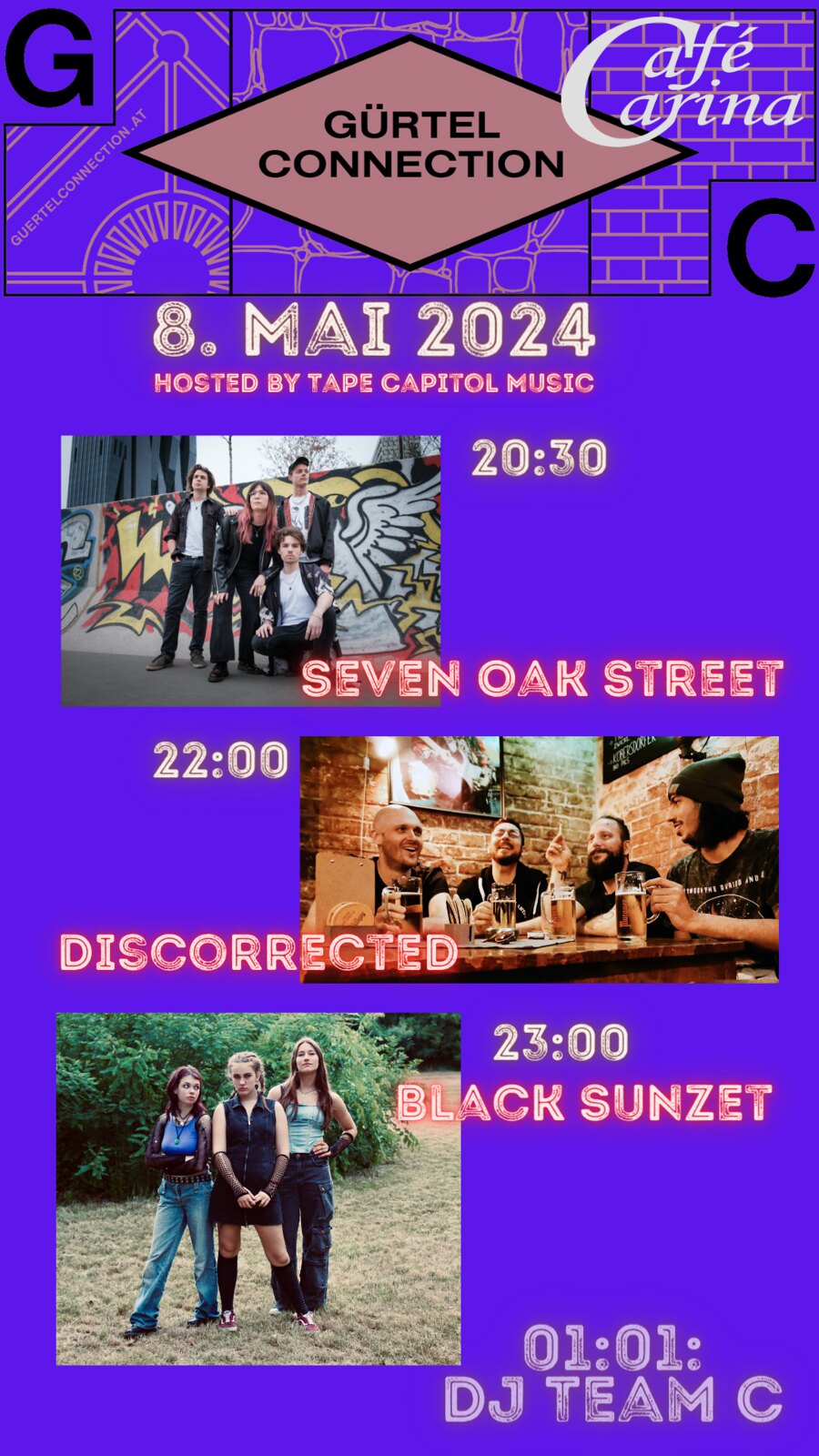 Gürtel Connection #14 am 8. May 2024 @ Café Carina.