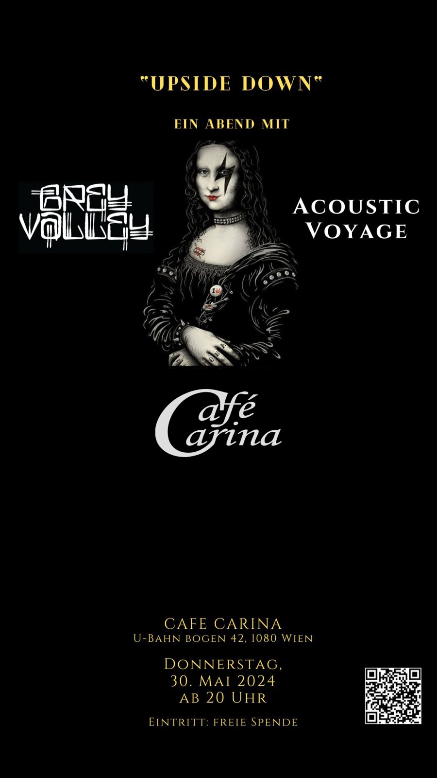 Acoustic Voyage | Grey Valley am 30. May 2024 @ Café Carina. Acoustic Voyage | Grey Valley am 30. May 2024 @ Café Carina.