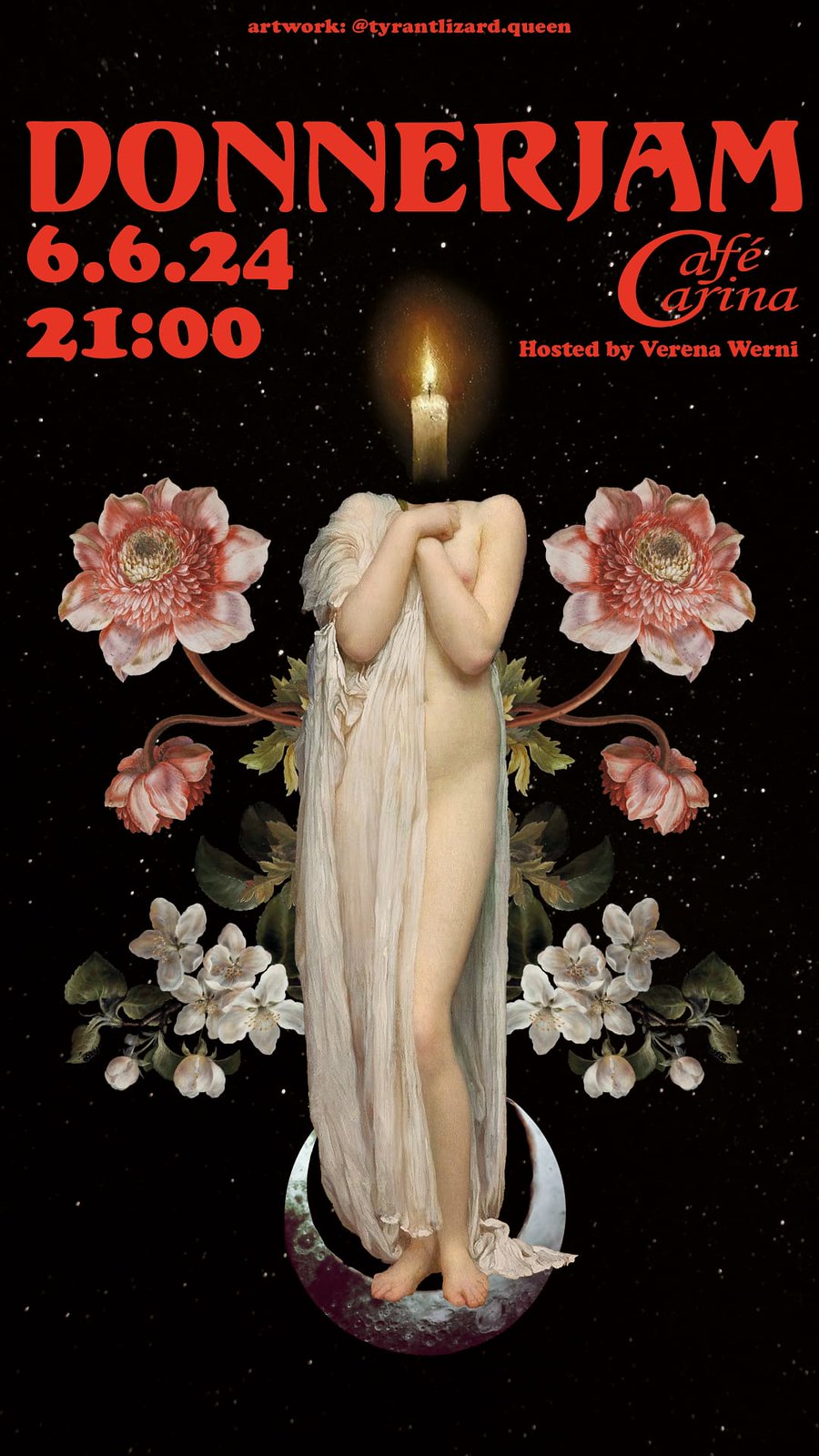 DonnerJam am 6. June 2024 @ Café Carina. DonnerJam am 6. June 2024 @ Café Carina.