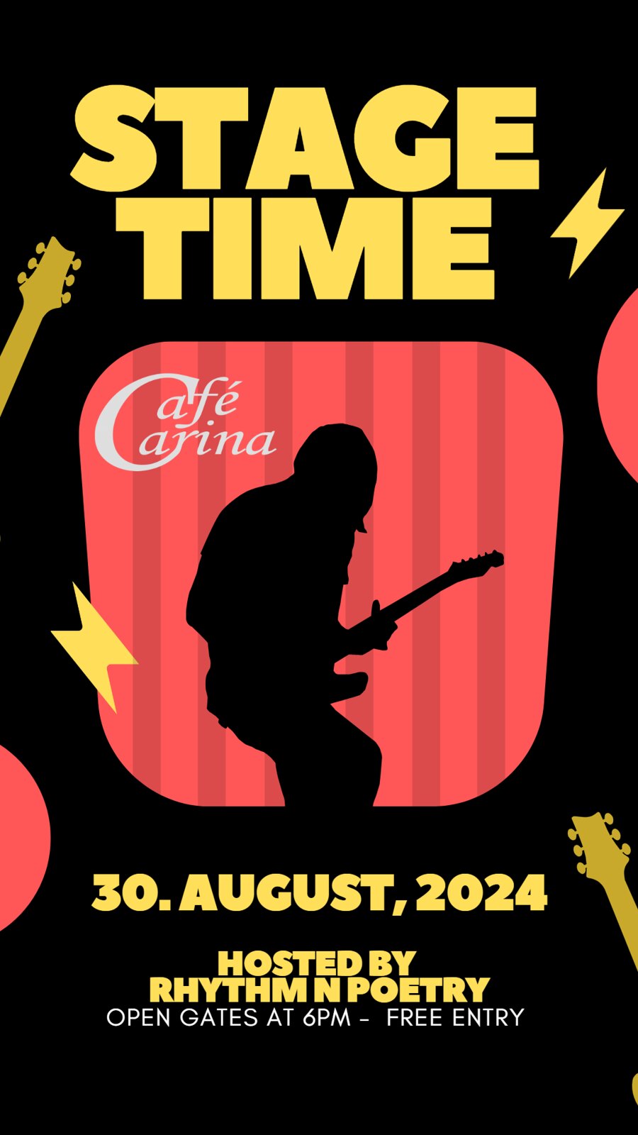 RNP Stagetime am 30. August 2024 @ Café Carina. RNP Stagetime am 30. August 2024 @ Café Carina.