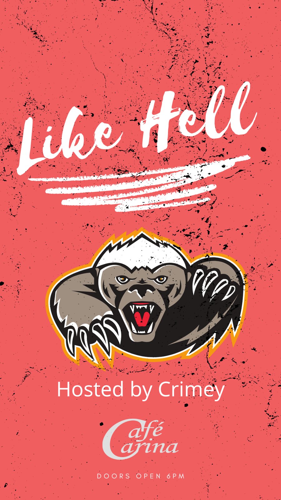 Like Hell am 18. March 2025 @ Café Carina.