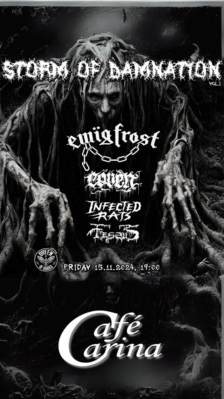 Storm Of Damnation am 15. November 2024 @ Café Carina. Storm Of Damnation am 15. November 2024 @ Café Carina.