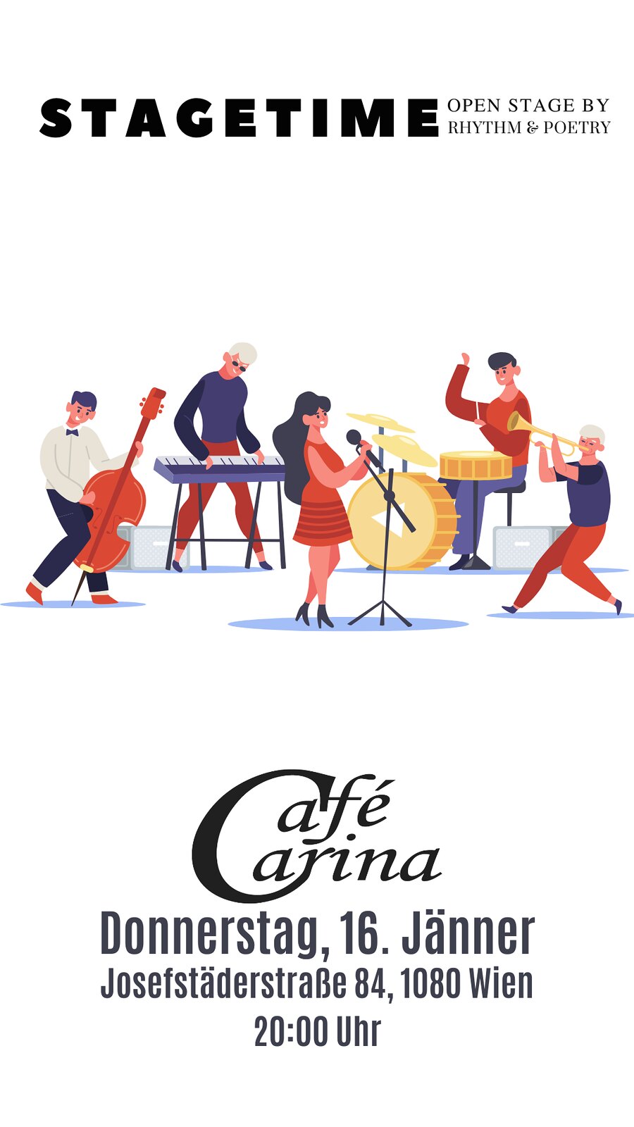 RNP Stagetime am 16. January 2025 @ Café Carina. RNP Stagetime am 16. January 2025 @ Café Carina.