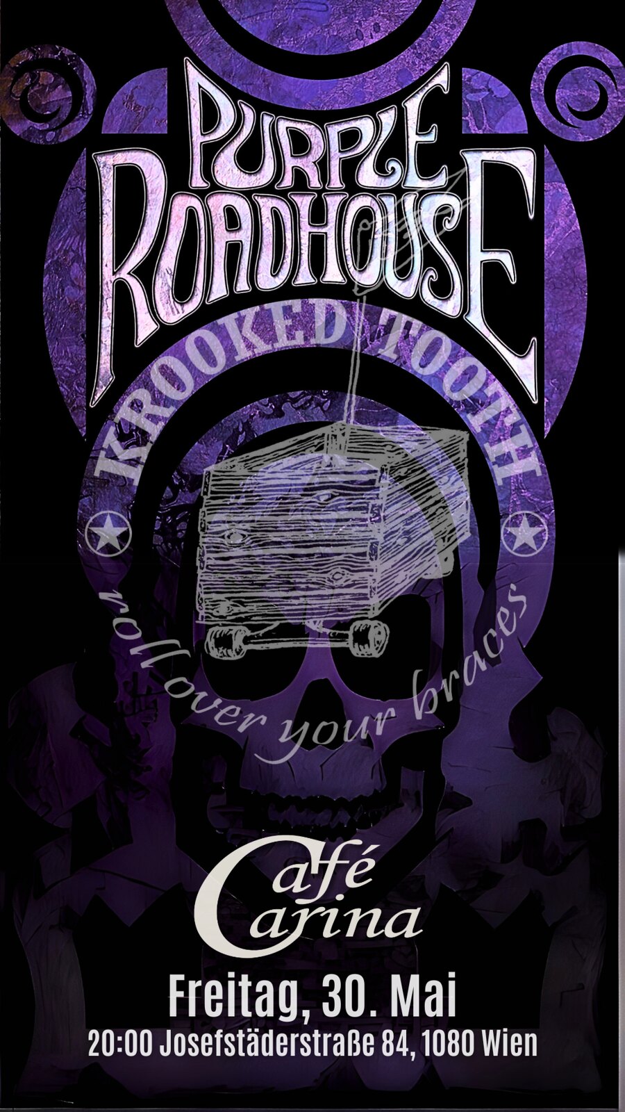 Krooked Tooth & Purple Roadhouse! am 30. May 2025 @ Café Carina. Krooked Tooth & Purple Roadhouse! am 30. May 2025 @ Café Carina.