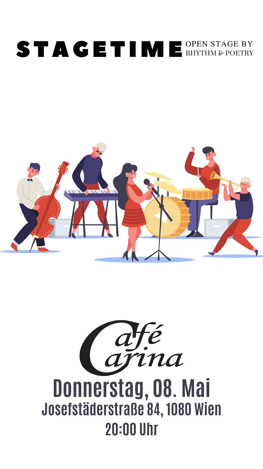 RNP Stagetime am 8. May 2025 @ Café Carina. RNP Stagetime am 8. May 2025 @ Café Carina.