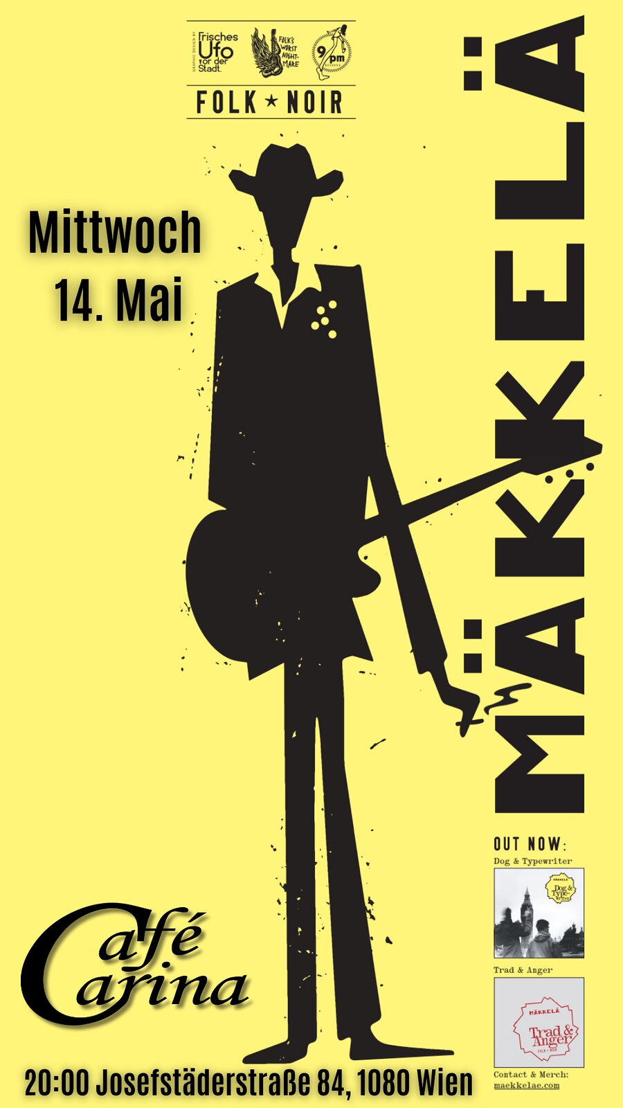 MÄkkelÄ am 14. May 2025 @ Café Carina. MÄkkelÄ am 14. May 2025 @ Café Carina.