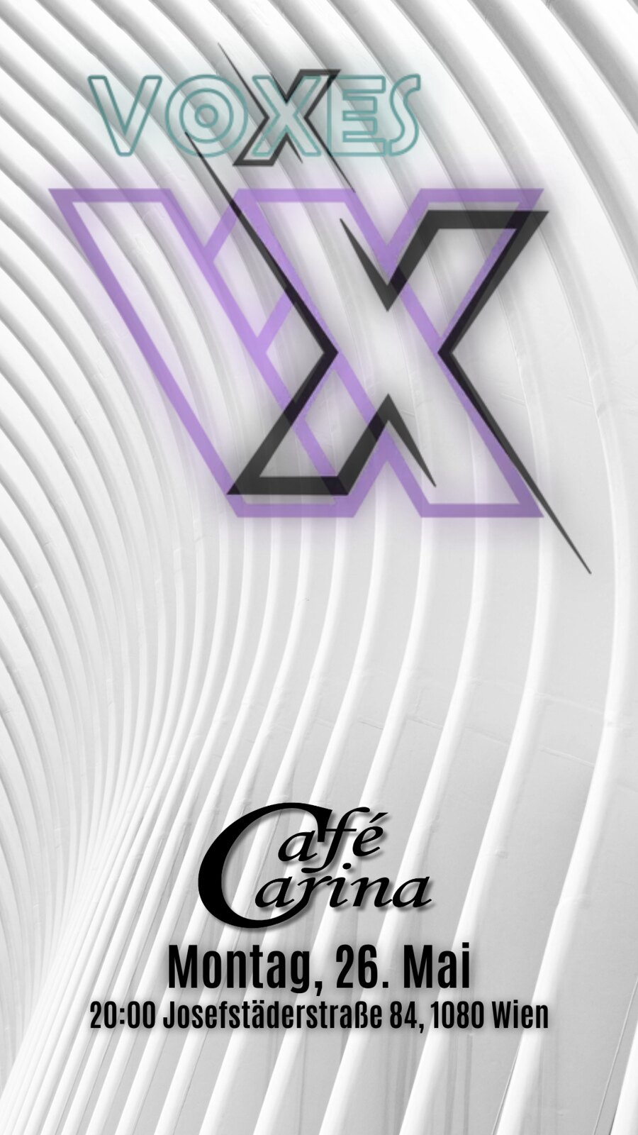 The Voxes am 26. May 2025 @ Café Carina. The Voxes am 26. May 2025 @ Café Carina.